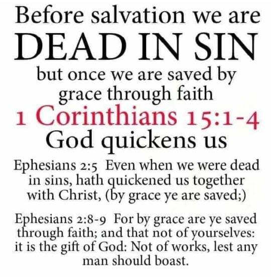 Faith in God and his Word plus nothing equals Salvation